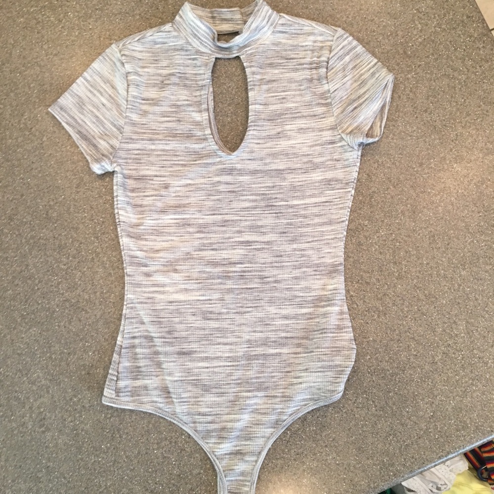 Grey bodysuit